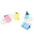 Colour binder clips 1"(25mm) 48pcs. 