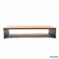 Monitor / Laptop Riser (with extended desk clearance). 