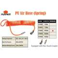 10M PU Air Hose (Spring Tpye) Pumpkin (31422). 