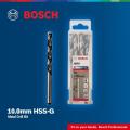 Bosch Metal Drill Bit 10mm HSS-G. 