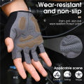 (Preorder)WEST BIKING Half Finger Breathable Cycling Gloves Anti SLIP Pad Motorcycle MTB Road Bike Gloves Men Women Sports Cycling Gloves အားကစားလက်အိတ်. 