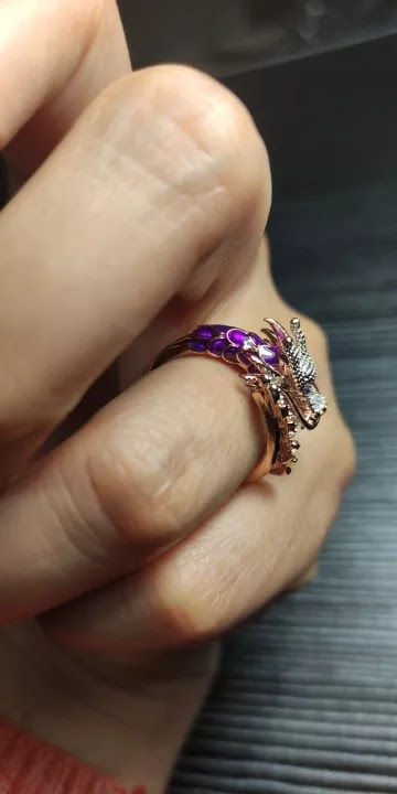 iBis_%20Rose%20Gold%20Two-tone%20Dragon%20Ring%20-%20Image%205