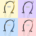 Wireless Bluetooth earphones cat earphones. 