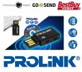Prolink Wireless N Mini USB Adapter 300Mbps WEP WPA2 WPS WMM for Laptop Desktop. 