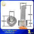 8 (#M5) Lကီးစတီးနပ်တိုင် 304 / A2-70 Stainless Steel 0.8mm Threaded Hexagonal Recessed Socket Head Cap Bolt. 