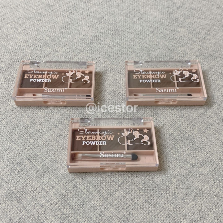 (Preorder)S-969%20Eyebrow%20Pencil,%20Pressed%20Powder%20Eyebrow%20Pencil,%20Waterproof,%20Korean%20Style%20-%20Image%202