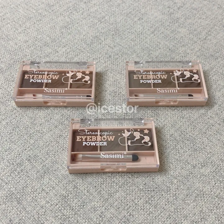 (Preorder)S-969%20Eyebrow%20Pencil,%20Pressed%20Powder%20Eyebrow%20Pencil,%20Waterproof,%20Korean%20Style%20-%20Image%202