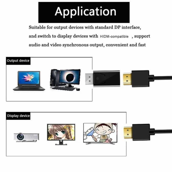DisplayPort%20to%20HDMI%20Adapter%20Cables%20Converter%20Display%20Port%20Male%20Mini%20DP%20to%20Female%20HDMI%20Cable%20Adapter%20-%20Image%205