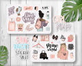 Girl Power Sticker Sheet - 2 Stickers Sheet  Kiss Cut Stickers for Planners  Journals and Scrapbooking  Laptop Sticker  Car Sticker  Phone Sticker  Waterbottle Sticker  Wall Sticker  Waterproof Sticker. 