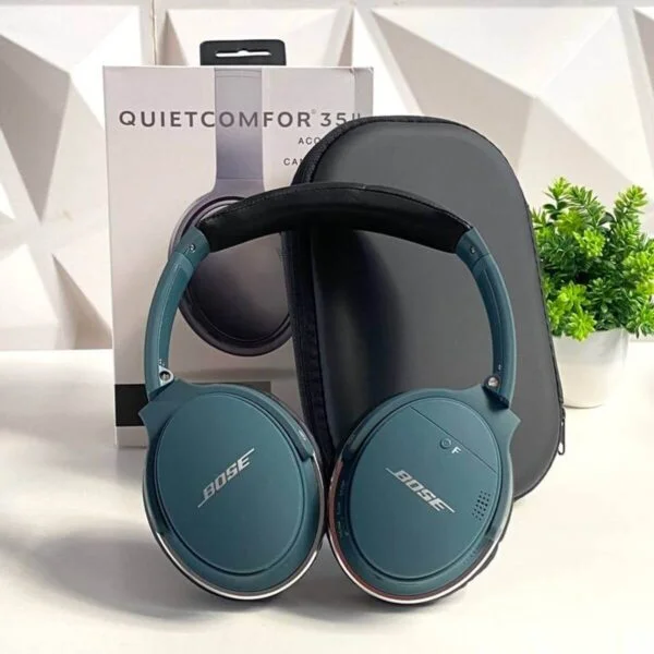 Bose QuietComfort 35 II Wireless Bluetooth Headphones Wireless Headphones Bluetooth Earphones HiFi Music with Mic (First Copy)