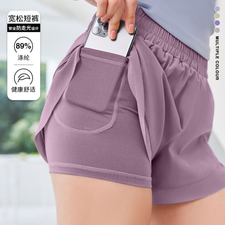 (Preorder) Yoga Shorts, Running Shorts, Inner Lining, Side Pockets (JY805)