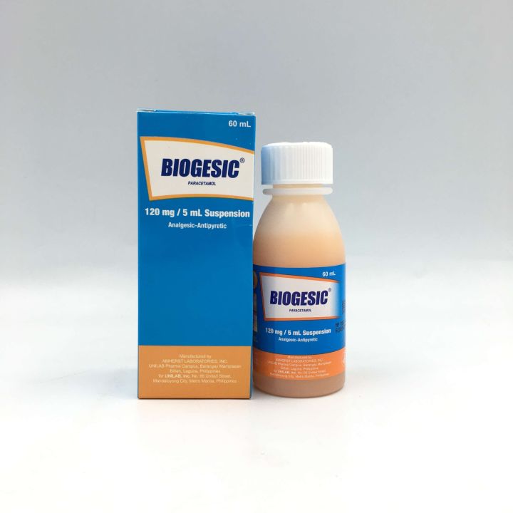 Biogesic 250mg /5ml Suspension Orange