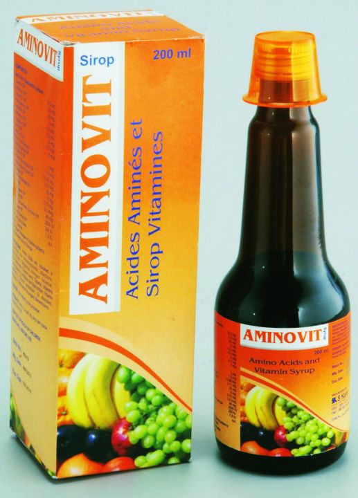 Aminovit Syrup 200ml (Amino Acids and Vitamins Syrup)