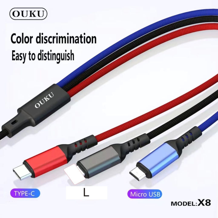 (Preorder)%20OUKU%20X8%203in1%20charging%20cable,%20mobile%20phone%20charging,%20fast%20charging%205A,%20braided%20cable,%203%20heads,%20for%20iOS/Micro/Type%20C%20%E1%80%96%E1%80%AF%E1%80%94%E1%80%BA%E1%80%B8%E1%80%A1%E1%80%AC%E1%80%B8%E1%80%9E%E1%80%BD%E1%80%84%E1%80%BA%E1%80%B8%E1%80%80%E1%80%BC%E1%80%AD%E1%80%AF%E1%80%B8%20-%20Image%203