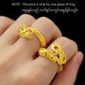 iBis_ Dragon Phoenix Couple Wedding Ring (Adjustable). 