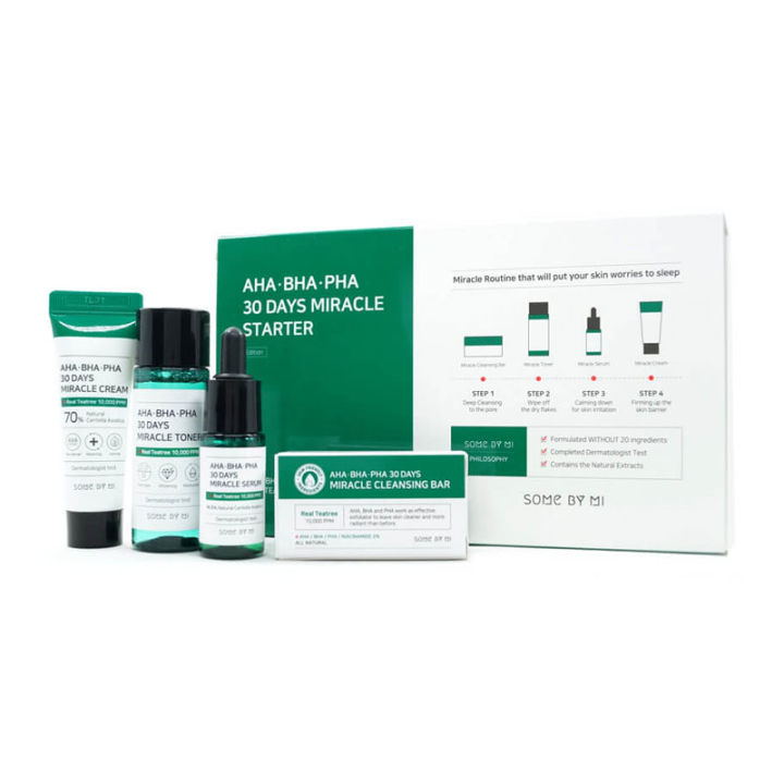 SOME BY MI AHA-BHA-PHA 30 DAYS MIRACLE STARTER KIT (4components) | Shop ...