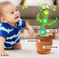 Essential Store - Dancing Cactus Toy , USB rechargeable twisted plush toy, Can sing and can dance. 