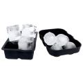 6 Cavity Round/Square Ice Cube Maker Silicone Ice Ball Maker Ice Cube Tray Mold Forms Food Grade Mold. 