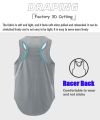 [Kiwis] Gym tank top, men's workout tank top, body building shirt, men's singlet sleeveless plain t-shirt. 