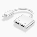 Dual Lighting Adapter For iPhone 7 8 X Splitter 2 in 1 Charger. 