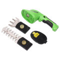 2-in-1 Multifunctional Lawn Mower 3.6V Cordless Hedge Machine Electric Mower Rechargeable Pruner Rotatable Grass Shear Hedge Trimmer Low Power Prompt Function US Plug 110V. 