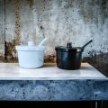 Pure Melamine | Trio Sauce Set - MATTE BLACK | Stain Free, Glazed Finish. 