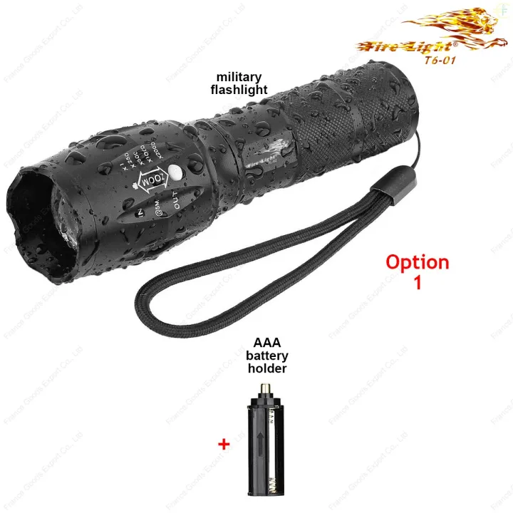 FireLight%20T6-02%20O1,%20Advanced%20Professional%20Flashlight%20High%20lumen%20900%20lm%20Lighting%20range%2090m,%20XM%20L-T6%20LED.%20ONLY%20FLASHLIGHT,%20NO%20ACCESSORY.%20-%20Image%202