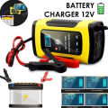 (Preorder) 12V Smart Charger and Car Battery Repair Pulse Charger, 12V 4-100Ah Battery Charger. 