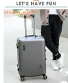 ၂၄ လက်မ ခရီးဆောင် လက်ဆွဲအိတ်  LUGGAGE ( လေးကြောင်းလိုင်းအသိအမှတ်ပြု airline-approved luggage) ၄၂စင်တီမီတာ× ၂၅ စင်တီမီတာ  ×  ၆၀စင်တီမီတာ   #USB Port  ပါရှိ. 