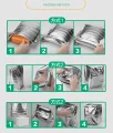 Thick Aluminum Foil Insulation Bag with Sticker 40x50cm, Reusable Thermal Insulated Food Storage Bag Thermal Cooler, Lunch Box | Takeaway. 