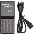 5V 3.5A 2.1A 12Port Multi USB Charger USB Charging Station Dock Intelligent Fast Charger. 