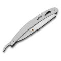 🧔🏻‍♂️ သင်တုန်းဓါး Stainless Steel Cut Throat Folding Razor Straight Shenzhen Razor with Long Blade for Barber Shop Shaving. 