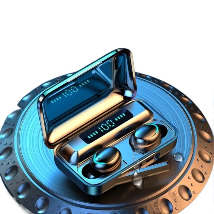 TWS M10 Bluetooth headphones, wireless headphones, noise canceling    Comes with a 2000mAh battery box, built-in storage box.