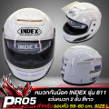 (Preorder) INDEX helmet, full-face helmet, model 811 (2-layer helmet glasses), 3 colors to choose from. 