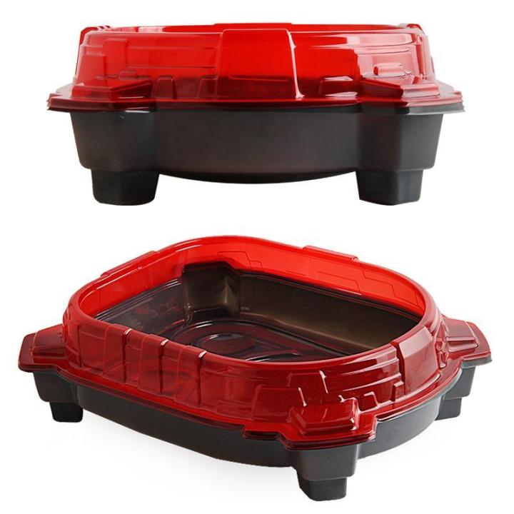 Red%20Beyblade%20Stadium%20Arena%20Plate%20Battle%20Station%20with%20Blister%20Hood%20for%20Gyro%20-%20Image%206
