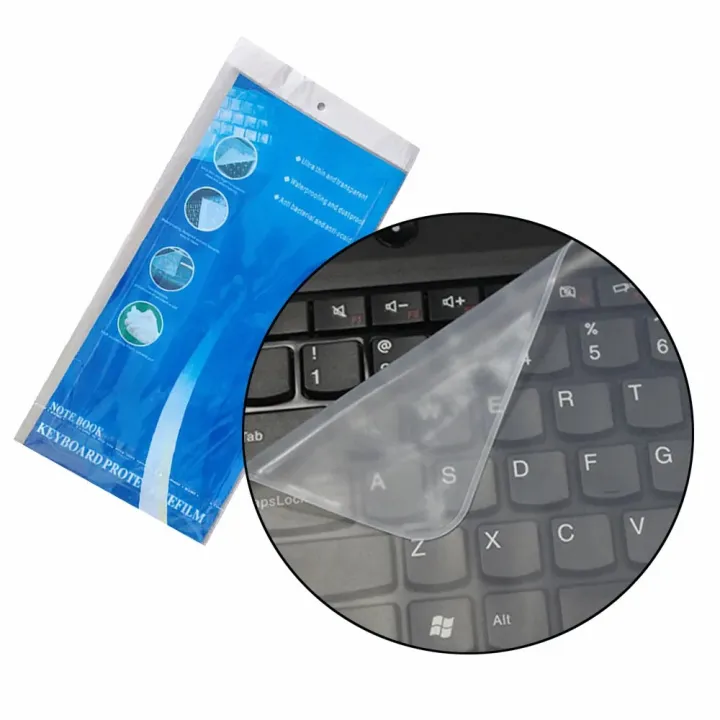 Universal Silicone Keyboard Cover Protector Skin for 15.6"-17.3" Laptop Notebook with Numeric Keypad Keyboard, Ultra Thin Keyboard Cover Waterproof Dustproof, Clear