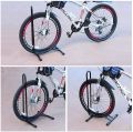 Bike Stand Vertical Bike Rack,Upright Bicycle Floor Stand,Free Standing Adjustable Bike Garage Rack for Indoor Mountain/Road Bike Storage, Space Saving. 