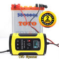 FOXSUR 12V 5A Pulse Repair Charger with LCD Display, Motorcycle & Car Battery Charger, 12V AGM GEL WET Lead Acid Battery Charger updated version 7.0. 