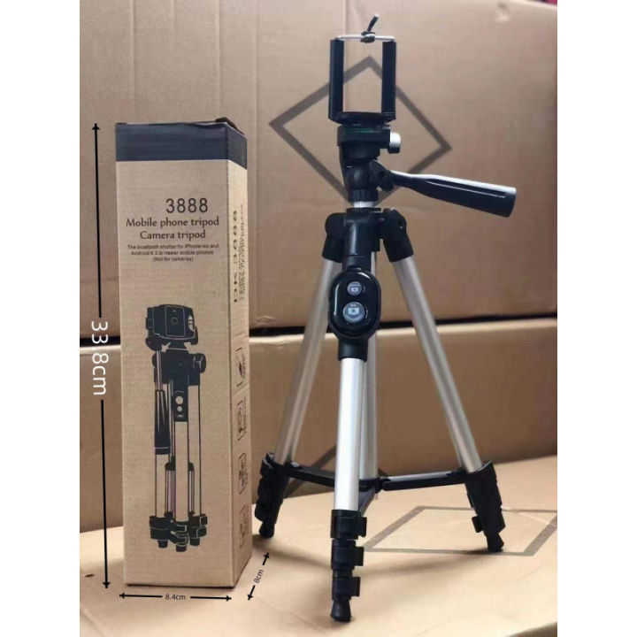 （preorder）Tripod for Mobile Phone Live Streaming  Black Four-Section Aluminum Alloy Stand Aluminum Alloy Portable