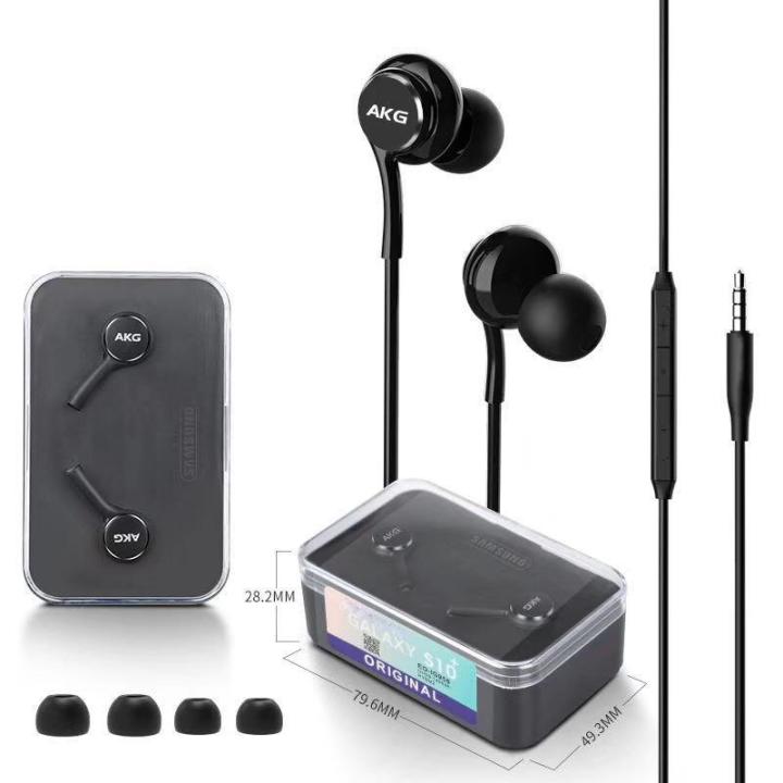 Samsung Galaxy S10 Plus Stereo Earphones with Volume Control Mic Handsfree  (First Copy) Volume Control Earpiece:Double Microphone:Built-in Fit Design:In-Ear Only