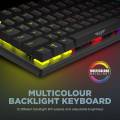 ARMAGGEDDON MKA-2C NEO Black (Clicky)  Pro Backlit Mech Gaming Keyboards - Black - KMD. 