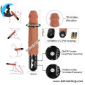 10 Modes Vibrating Dildo တုန်စက်ပါကျားအတု (Code : F-181). 