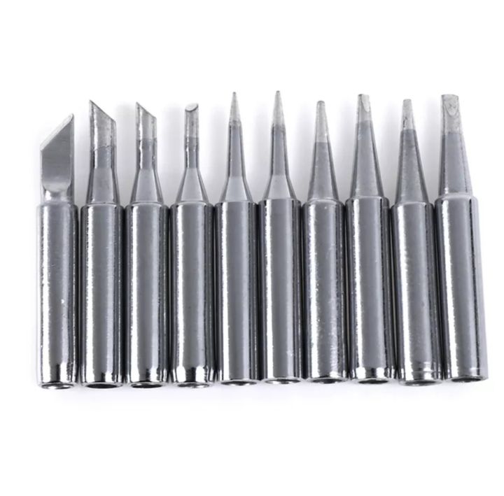 Soldering Iron Tip comes with a slanted tip resembling the shape of a knife. It is great for drag soldering and fixing solder bridges