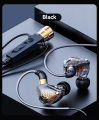 HiFi Wired Headphones with Microphone Noise-Cancelling Dynamic Earphones In Ear Earbuds Bass Headset. 