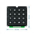 4x4 Matrix Keypad. 