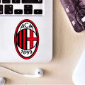 A.C Milan FC Soccer Team Sticker - 5 Pcs Set | Laptop Sticker | Car Sticker | Phone Sticker | Waterbottle Sticker | Wall Sticker | Die Cut Sticker | Waterproof Sticker. 