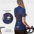 (Preorder) Santic Women's Cycling Jersey Short Sleeve MTB Road Bike Bicycle Breathable Quick Dry Tops Shirt K9L2082N. 