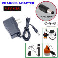 DC 4.2V Travel Charger Adapter with (5.5x2.5)mm Male Jack. 