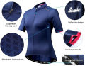 (Preorder) Santic Women's Cycling Jersey Short Sleeve MTB Road Bike Bicycle Breathable Quick Dry Tops Shirt K9L2082N. 
