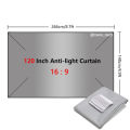 (Preorder) 100, 120, and 130-inch Frameless Projector Screen with Enhanced Light and Color, AirScreen Clarity, Stock in Thailand, Ready to Ship (Foldable). 